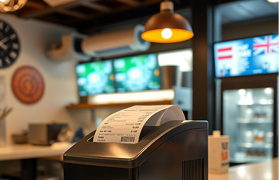 Imprimante tickets terrain