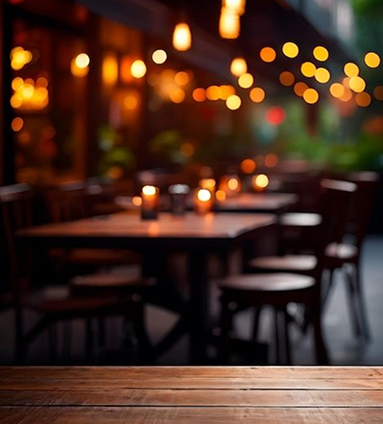 Ambiance chaleureuse restaurant